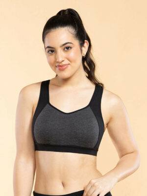 Cotton Padded Wire-Free Full Coverage Comfort Sports Bra