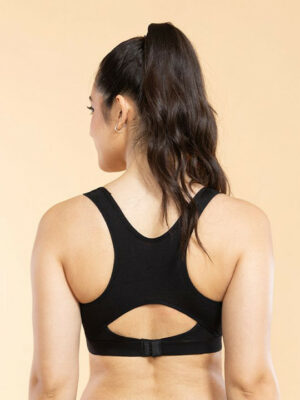 Cotton Padded Wire-Free Full Coverage Comfort Sports Bra