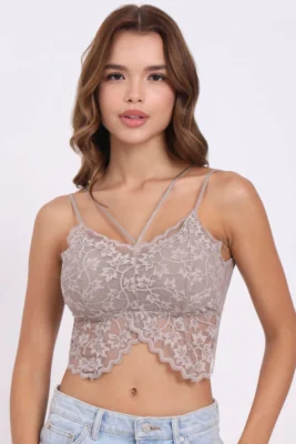 FLORAL LACE BRIDAL BRALETTE BRA