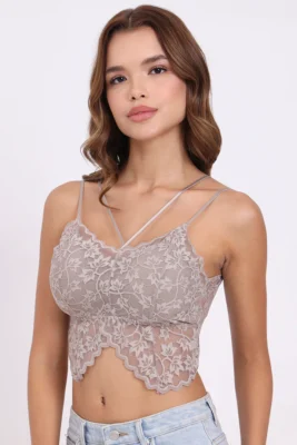 FLORAL LACE BRIDAL BRALETTE BRA
