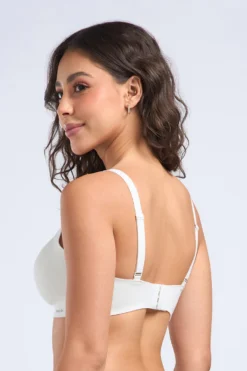 Invisi Chic Cotton Bra - White