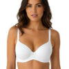 Medium Coverage Lightly Padded Fancy Bra - White