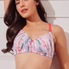 Non-Wired Full Coverage Abstract Print Multiway T-shirt Bra in Multicolour - Cotton