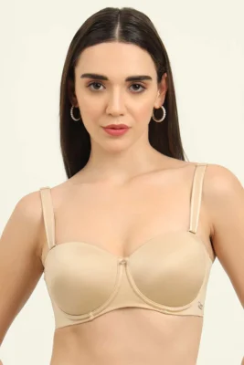Padded Wired Full Coverage Strapless Bra