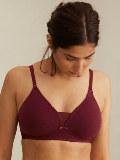 Women Padded Wireless Tshirt Bra