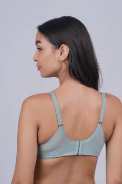Women Sexy T-Shirt Lightly Padded Bra - Blue