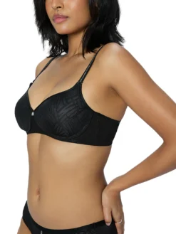 Women 's Polyester Classic Solid Padded Bra