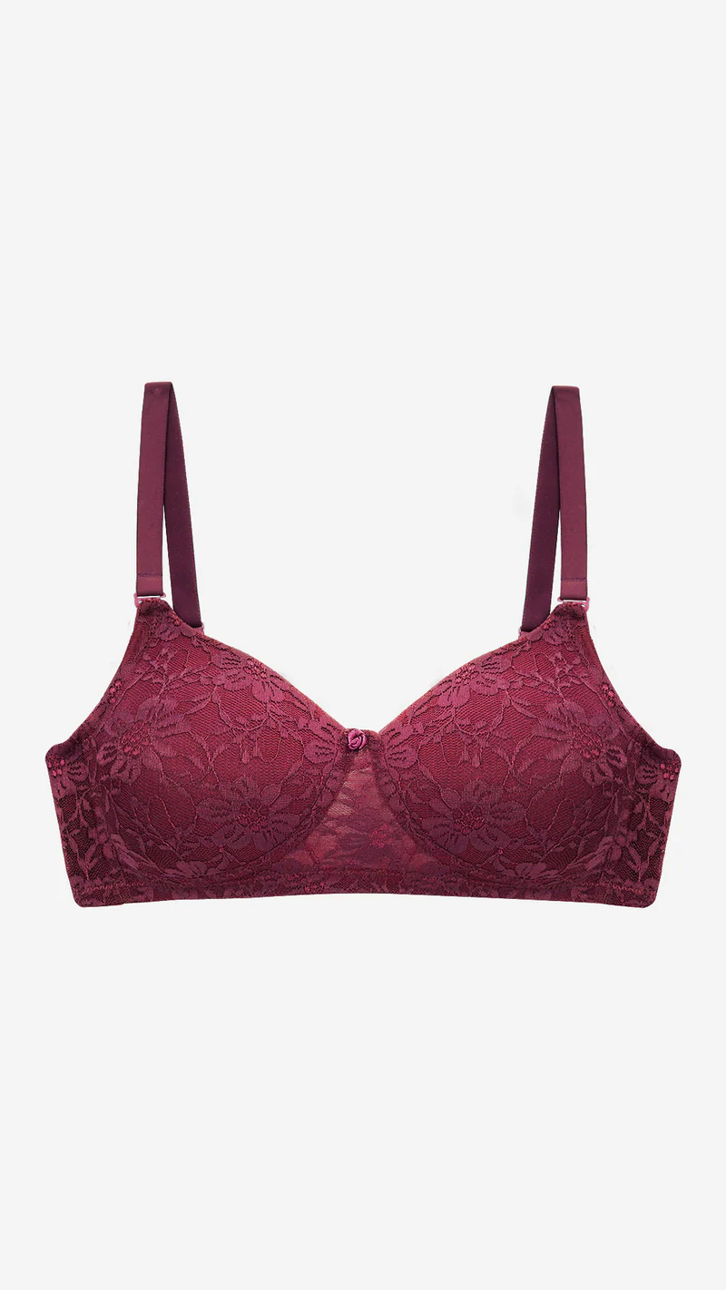 Delicate Lace Padded Bridal Bra