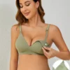 Maternity Seamless Solid Color Bra