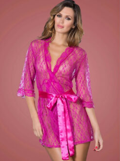 Net Babydoll Nighty - Pink