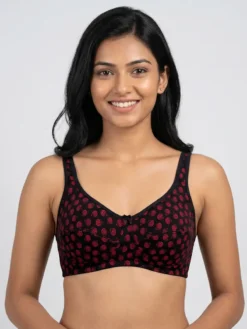 Non Padded Non Wired Floral Print Bra