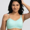 Non Padded Wirefree Fancy Bra - Sea Green