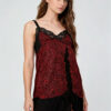 Satin Printed Baby Doll Short Nighty