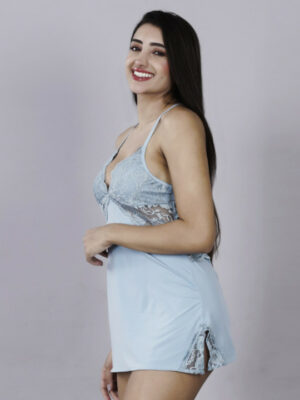 Self Design Baby Doll Fancy Nighty