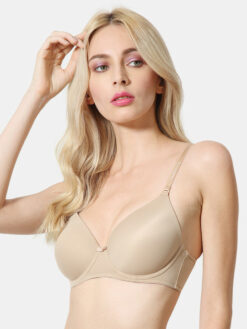 Women Underwired Black T-shirt Bra