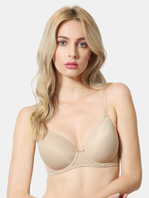 Women Underwired Black T-shirt Bra