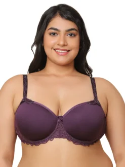 Wired Padded Spacer Cup T-Shirt Minimizer Bra