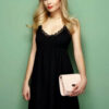 Women Black Sexy Short Nighty