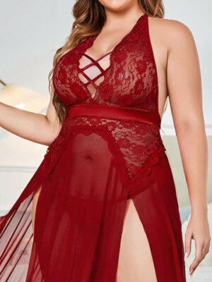 Women Plus Size Long Nightwear Baby Doll