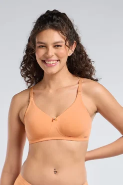 ALL DAY COMFORT BRA - Peach Cobbler