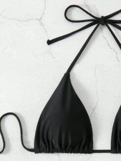 Basics V-Neck Halter Bikini Set