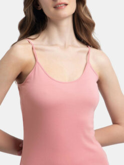 Combed Cotton Camisole with Adjustable Straps