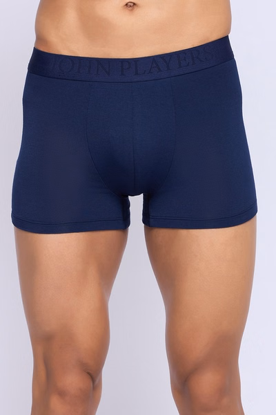 John Players Solid Trunk in Navy