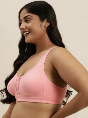 Wirefree Non Padded Cotton Stretch Full Coverage Plus Size Bra