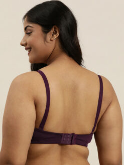 Medium Coverage Plus Size Bra - Purple