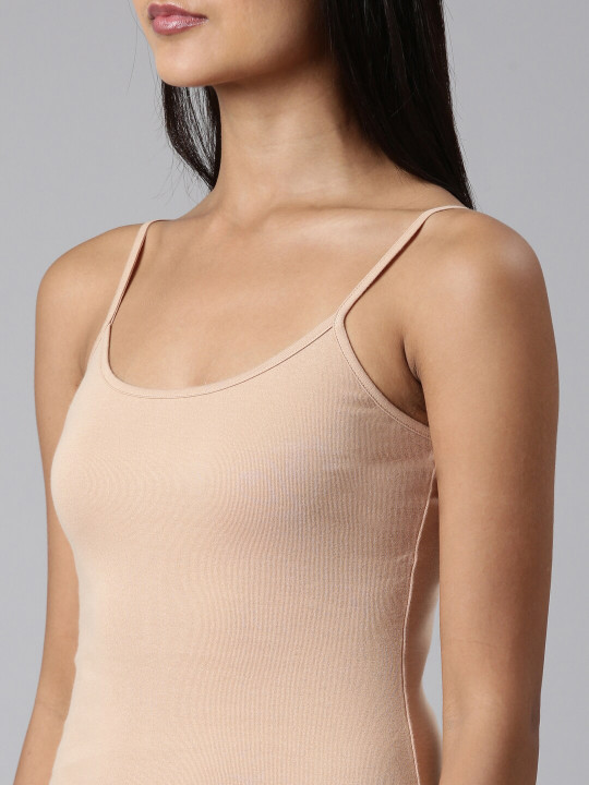 Non-Padded Slim Fit Pure Cotton Camisoles
