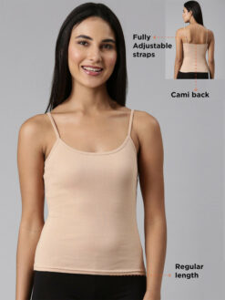 Non-Padded Slim Fit Pure Cotton Camisoles