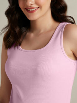 Ribbed U Neck Sleeveless Camisole