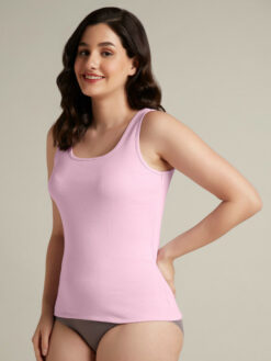 Ribbed U Neck Sleeveless Camisole