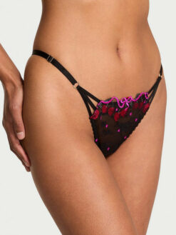 Sexy Embroidery Low-Rise Basic Briefs