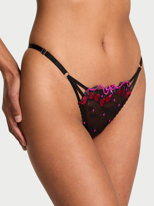 Sexy Embroidery Low-Rise Basic Briefs
