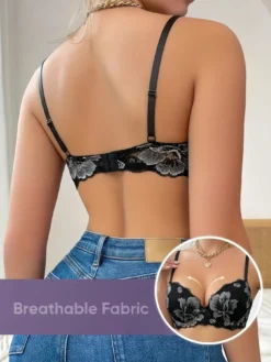 Women's Elegant Lace Lined Sexy Bra