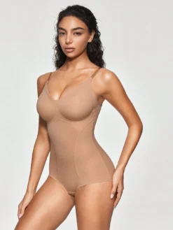 Women's Simple Comfortable Cup Style Bodysuit Shapewear