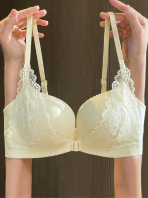 Front Closure Wireless Bra For Petite Women