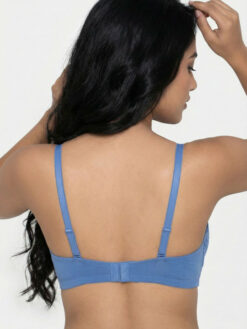 Medium Coverage Underwired Lightly Padded Floral Lace Bra