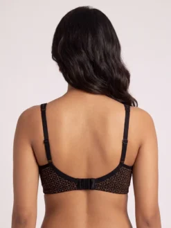Non Padded Wirefree Casual Everyday Bra - SpruceBlack