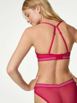 Pink Polyamide Women Cleo Ombre Lace Bra