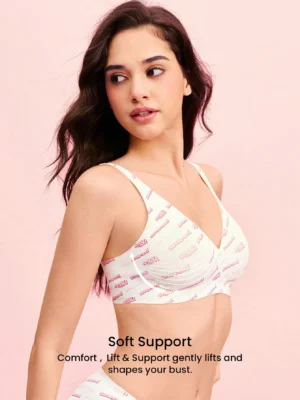 Wireless Seamless Plunge Lounge Size Freedom Bra