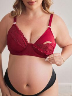 Moonlight&Mama Clip Closure Nursing Bra With Underwire