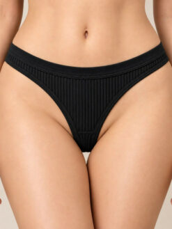 Women Self Design Anti Bacterial Cotton Blend Thong